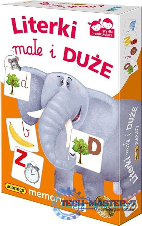 Gra Memory Literki małe i duże Gra Memory Literki małe i duże