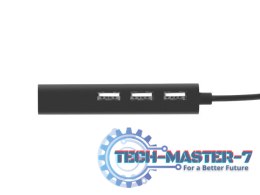 Hub USB Dragonfly 3 porty USB 2.0 + RJ45