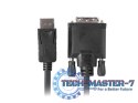 Kabel DisplayPort v1.2 DVI-D(24+1) 1.8M czarny CA-DPDV-10CU-0018-BK