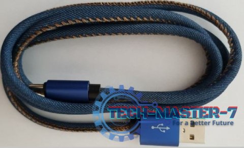 Kabel USB 8 pin premium jeans 1 m Kabel USB 8 pin premium jeans 1 m