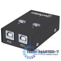 Przełącznik automatyczny Hi-Speed USB 2.0 2 PC - 1 USB