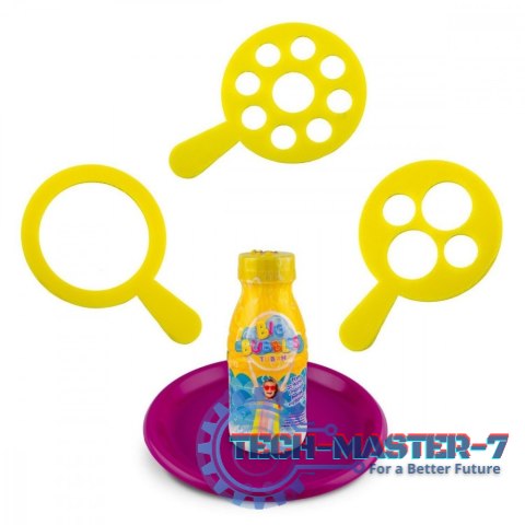 Zestaw Big Płyn 250 ml, podstawka i 3 obręcze Zestaw Big Płyn 250 ml, podstawka i 3 obręcze