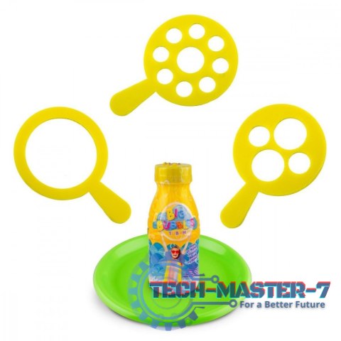 Zestaw Big Płyn 250 ml, podstawka i 3 obręcze Zestaw Big Płyn 250 ml, podstawka i 3 obręcze