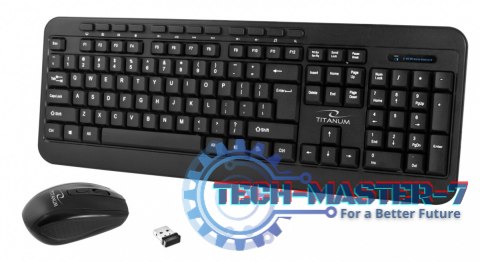 Zestaw bezprzewodowy klawiatura + mysz Akron USB 2,4 GHz Zestaw bezprzewodowy klawiatura + mysz Akron USB 2,4 GHz