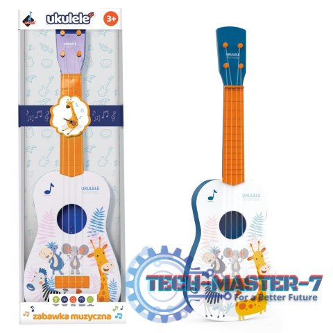 Gitara ukulele pomarańczowa Gitara ukulele pomarańczowa