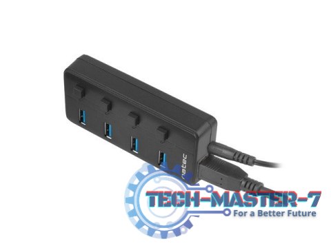Hub USB 4 porty Mantis 2 USB 3.0 z włącznikiem + zasilacz Hub USB 4 porty Mantis 2 USB 3.0 z włącznikiem + zasilacz