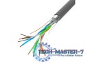 Kabel FTP Kat.5E CU 305 m drut szary