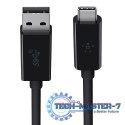 Kabel USB-C do USB A 3.1 1m czarny