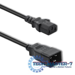 Kabel zasilający do UPS | C20/C13 | 1.2m