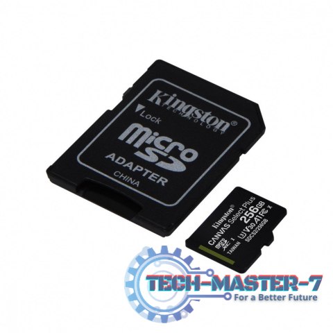 Karta pamięci microSD 256GB Canvas Select Plus 100/85MB/s Adapter Karta pamięci microSD 256GB Canvas Select Plus 100/85MB/s Adapter