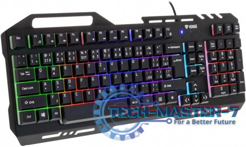 Klawiatura YKB 3200 Shadow metalowa, podświetlenie LED Klawiatura YKB 3200 Shadow metalowa, podświetlenie LED