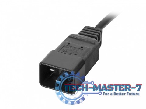 Listwa zasilająca Rack PDU 19 cali 1U 16A 8X IEC C13 2m czarna C20 Listwa zasilająca Rack PDU 19 cali 1U 16A 8X IEC C13 2m czarna C20