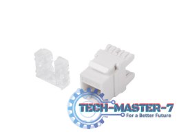 Moduł keystone gniazdo RJ45 - LSA UTP kat.6 180 stopni do puszki montażowej