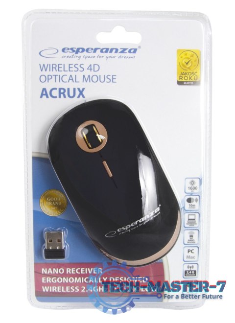 Mysz bezprzewodowa optyczna USB Acrux Mysz bezprzewodowa optyczna USB Acrux