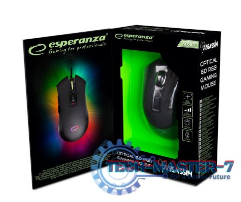 Mysz przewodowa dla graczy 6d opt. usb mx601 assassin Mysz przewodowa dla graczy 6d opt. usb mx601 assassin