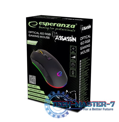Mysz przewodowa dla graczy 6d opt. usb mx601 assassin Mysz przewodowa dla graczy 6d opt. usb mx601 assassin