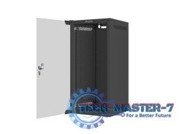 Szafa wisząca 10'' 12U 280x310 czarna FLAT PACK