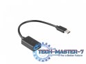 Adapter USB C(M)-USB-A (F)2.0 0.15M OTG Czarny