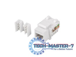 MODUŁ KEYSTONE GNIAZDO RJ45->LSA UTP KAT 5E 90° DO PUSZKI MONTAŻ