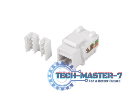 MODUŁ KEYSTONE GNIAZDO RJ45->LSA UTP KAT 5E 90° DO PUSZKI MONTAŻ MODUŁ KEYSTONE GNIAZDO RJ45->LSA UTP KAT 5E 90° DO PUSZKI MONTAŻ