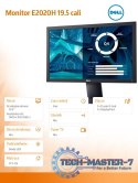 Monitor E2020H 19.5 cali LED TN (1600x900) /16:9/VGA/DP 1.2/3Y PPG