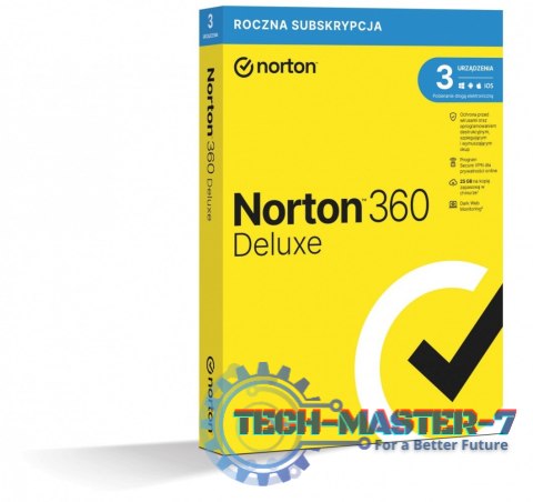 *Norton 360 DELUX 25GB PL 1U 3Dvc 1Y 21408734