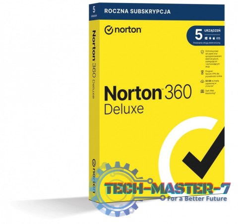 Norton 360 DELUX 50GB PL 1U 5Dvc 1Y 21408667 Norton 360 DELUX 50GB PL 1U 5Dvc 1Y 21408667