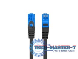 Patchcord kat.6a S/FTP CCA 3.0m Czarny