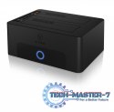 Stacja dokująca/klonująca IB-1232CL-U3 2x2,5" lub 3,5" SATA HDD, UASP & SATA III ( 6GBits/s )
