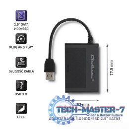 Adapter USB 3.0 do dysków HDD/SSD 2.5 cala SATA3