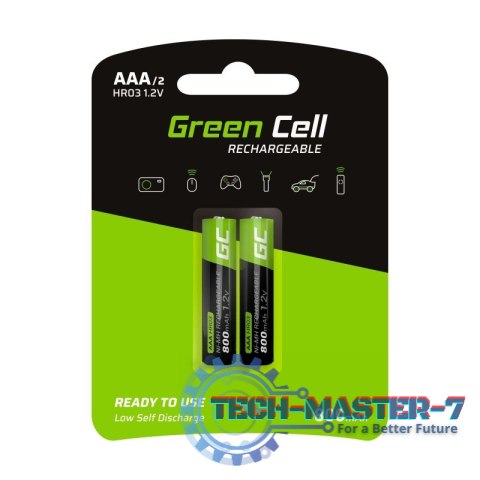 Akumulatorki Paluszki 2x AAA HR03 800mAh Akumulatorki Paluszki 2x AAA HR03 800mAh