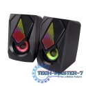 Głośnik 2.0 USB Led Rainbow Boogie