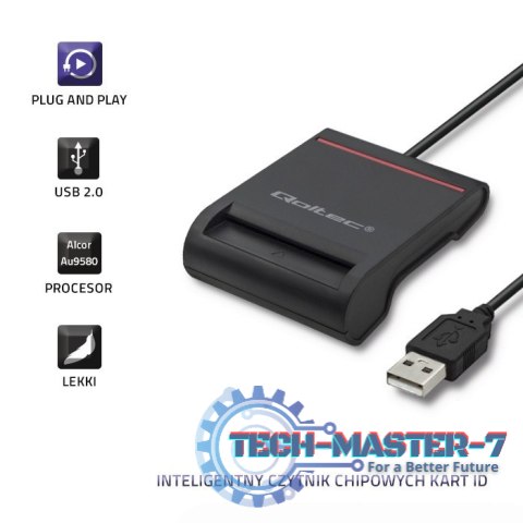 Inteligentny czytnik chipowych kart ID | USB2.0 | Plug&play Inteligentny czytnik chipowych kart ID | USB2.0 | Plug&play