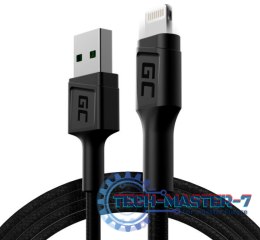 Kabel GC Ray USB - Lightning 120 cm, podświetlenie LED