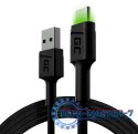Kabel GC Ray USB - USB-C 120 cm, podświetlenie LED