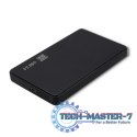 Obudowa na dysk HDD/SSD 2.5 cala SATA3 | USB 2.0 | Czarny