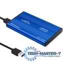 Obudowa na dysk HDD/SSD 2.5 cala SATA3 | USB 3.0 | Niebieska