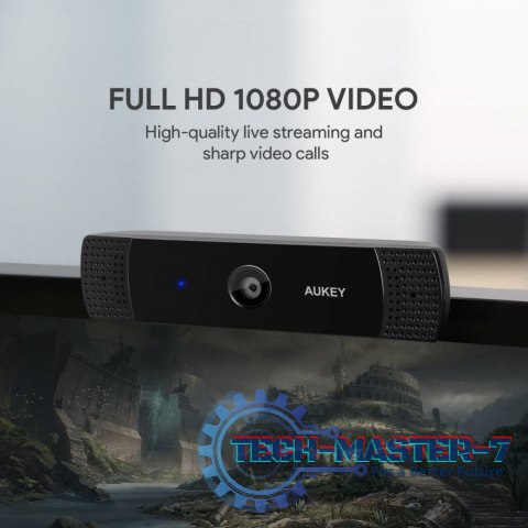 PC-LM1E Kamera internetowa USB | Full HD 1920x1080 | 1080p | 30fps | Mikrofony stereo PC-LM1E Kamera internetowa USB | Full HD 1920x1080 | 1080p | 30fps | Mikrofony stereo
