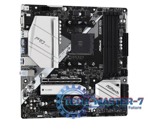 Płyta główna B550M Pro4 AM4 4DDR4 HDMI/DP/D-SUB M.2 mATX Płyta główna B550M Pro4 AM4 4DDR4 HDMI/DP/D-SUB M.2 mATX