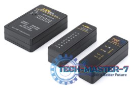 Tester kabli sieciowych i komunikacyjnych (RJ45, RJ12, RJ11, BNC)