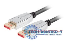 Kabel DISPLAYPORT M/M 20 PIN V1.4 1.8m 8K czarny