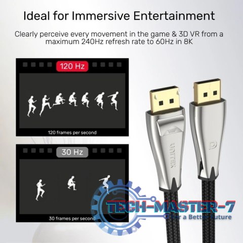 Kabel DisplayPort 1.4, 8K@60Hz, 3M, M/M; C1609BNI Kabel DisplayPort 1.4, 8K@60Hz, 3M, M/M; C1609BNI