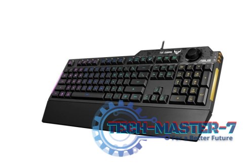 Klawiatura TUF Gaiming K1 RGB lighting/USB/black Klawiatura TUF Gaiming K1 RGB lighting/USB/black