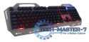Klawiatura metalowa podwietlana gaming Rebeltec DISCOVERY 2