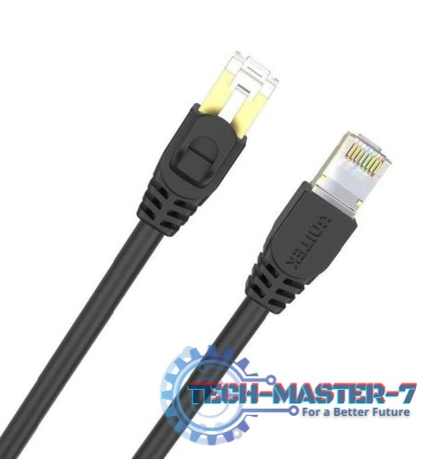 Patchcord Cat.7 SSTP (8P8C) RJ45, 5M, C1812EBK Czarny Patchcord Cat.7 SSTP (8P8C) RJ45, 5M, C1812EBK Czarny