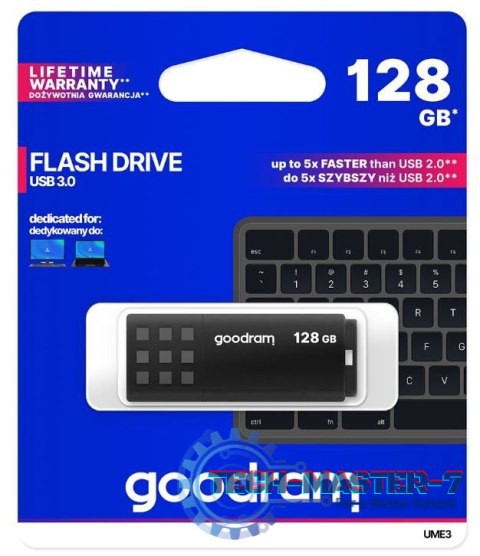 Pendrive UME3 128GB USB 3.0 Czarny Pendrive UME3 128GB USB 3.0 Czarny