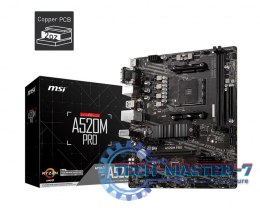 Płyta główna A520M PRO AM4 2DDR4 DP/VGA/HDMI USB 3.2 mATX