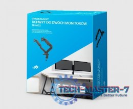 Uchwyt TB-MG2 do dwóch monitorów na sprężynie gazowej do 27 cali 2x8kg