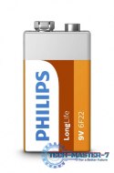 Bateria 6F22 9V LONGLIF E (1 SZT BLISTER)