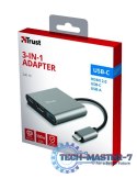 DALYX adapter USB C 3w1